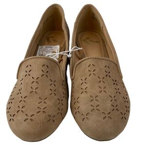 REPORT Sand Faux Suede Flat